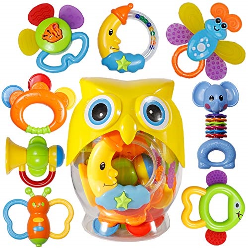 Littlesmet Baby Rattle Teether Set