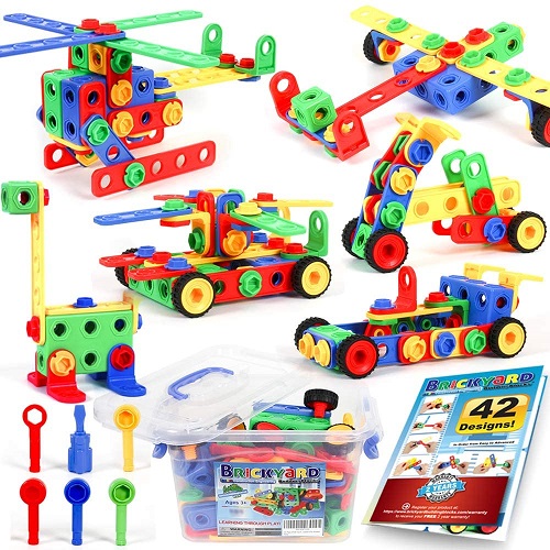 Brickyard Building Blocks STEM Toys Kit