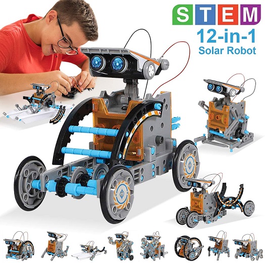 MAN NUO STEM Toy Solar Robot Kit